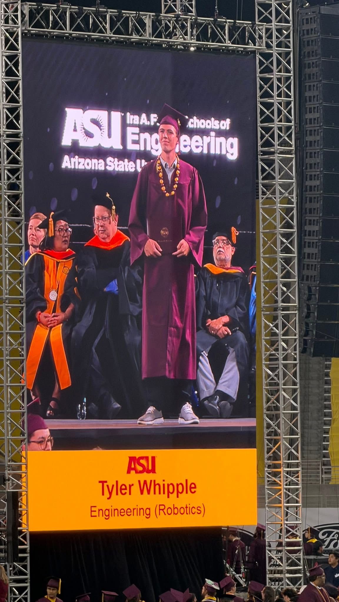 I’ll do a photo dump from the weekend later…. For now, I am super proud that Tyler finished what he started! 

Graduation, new apartment, and new career all within a 5 day stretch!  I am so excited to watch his next chapter unfold!