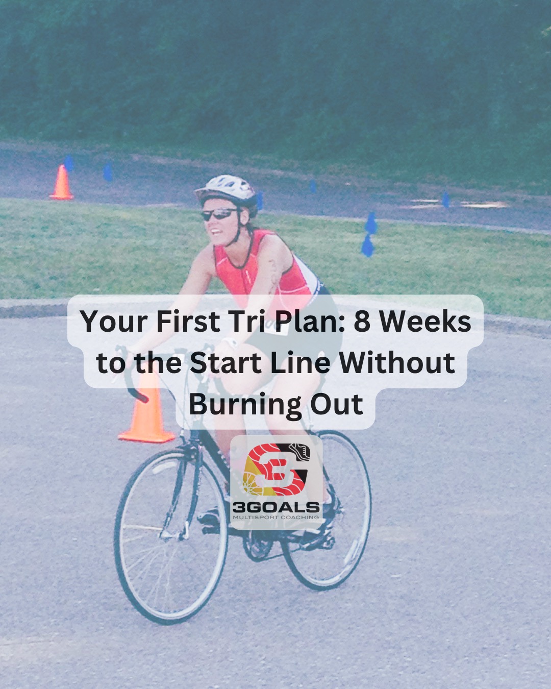 So you signed up for your first triathlon… or you’re *thinking* about it… and now your brain is spinning. 😅

How do I train for three sports?
How many workouts do I need?
What if I miss a day?
What if I’m not ready?

Take a breath.

Your first triathlon plan does NOT need to be extreme, complicated, or all-consuming.

It needs to be realistic enough that you can follow it, structured enough that you know what matters, and flexible enough that life doesn’t completely derail you.

This week’s blog walks through a simple 8-week first triathlon plan to help you:

🏊‍♀️ build swim, bike, and run confidence
🚴‍♀️ practice transitions without overwhelm
🏃‍♀️ avoid doing too much too soon
🎯 use the 3 Goals method so race day doesn’t feel all-or-nothing
🔥 reach the start line prepared, not burned out

Because the goal isn’t to arrive exhausted.

The goal is to arrive ready, confident, and proud that you showed up.

Read the full blog at the link in bio.

#beginnertriathlete #triathlontraining #firsttriathlon #triathloncoach #3goalsmultisport